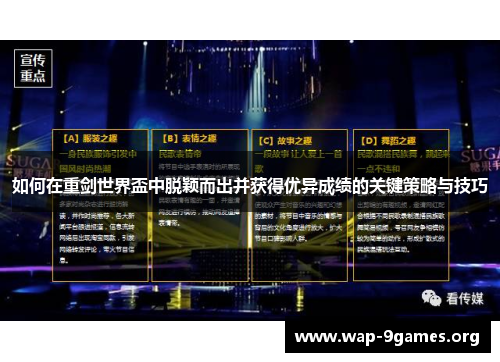 如何在重剑世界盃中脱颖而出并获得优异成绩的关键策略与技巧 如何在重剑世界盃中脱颖而出并获得优异成绩的关键策略与技巧